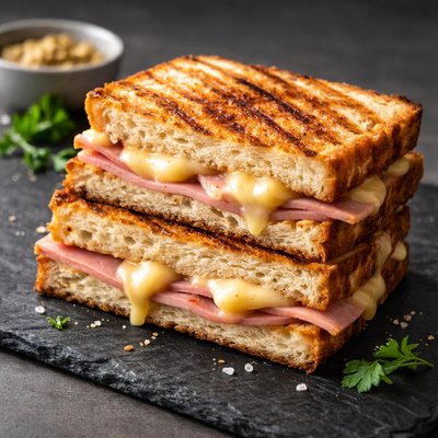 Grilled ham and cheese