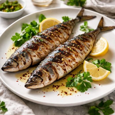 Grilled mackerel