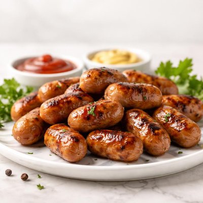 Grilled mini sausage