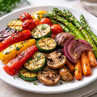 Grilled mixed vegetables