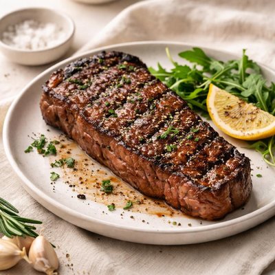 Grilled new york strip steak