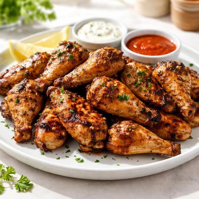 Grilled party wingettes