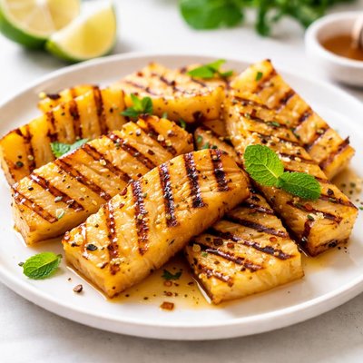 Grilled pineapple
