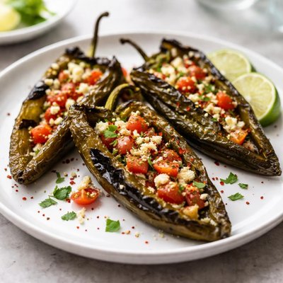 Grilled poblano