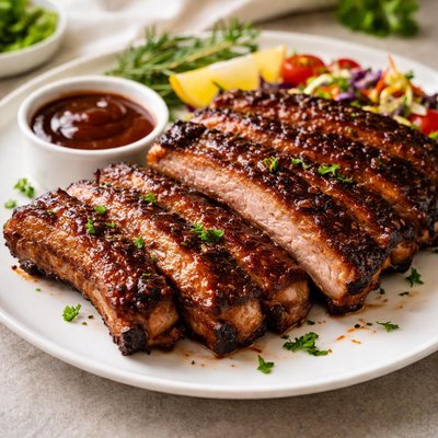 Grilled pork rib