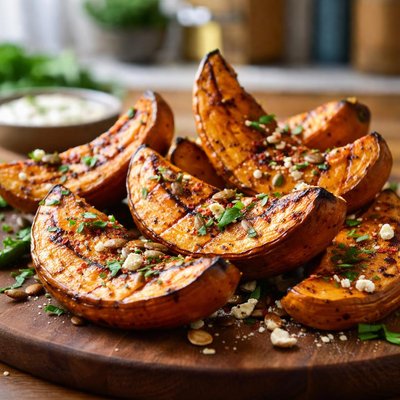 Grilled pumpkins