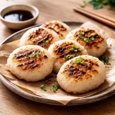 Grilled rice cakes
