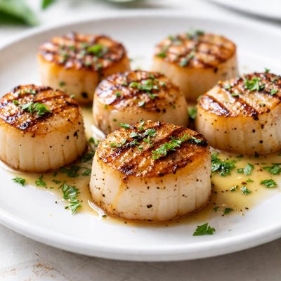 Grilled scallop
