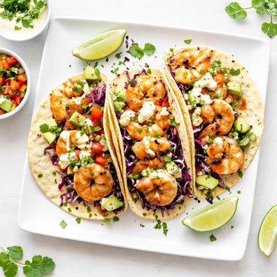 Grilled shrimp tacos