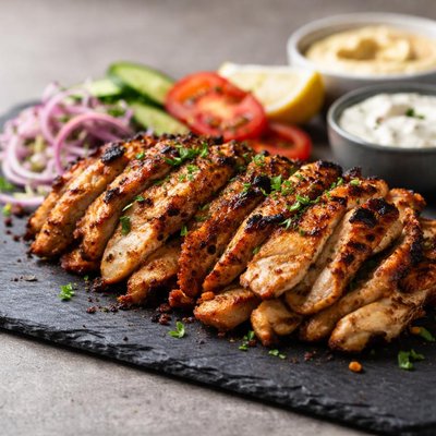 Grilled shwarma