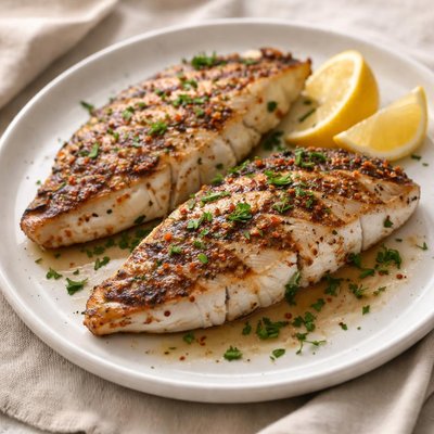 Grilled snapper fillets