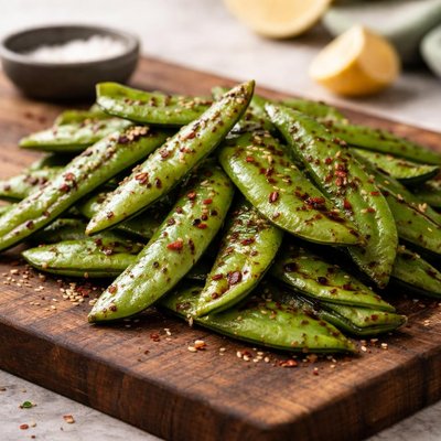 Grilled snow pea