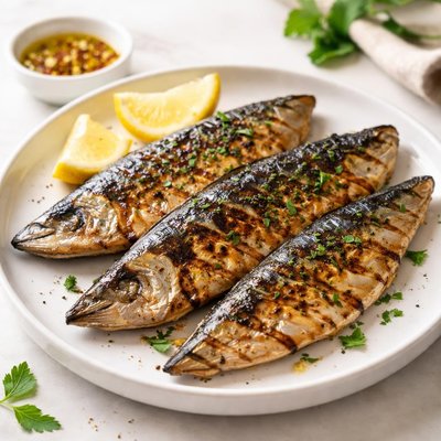 Grilled spanish mackerel