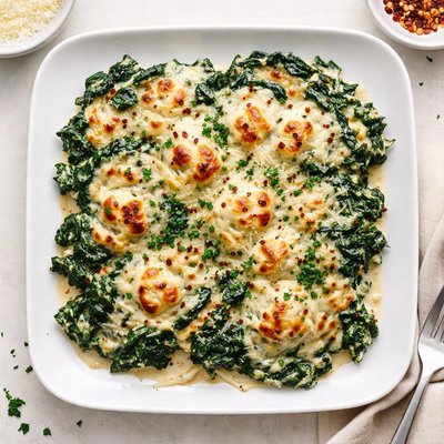 Grilled spinach and cheese