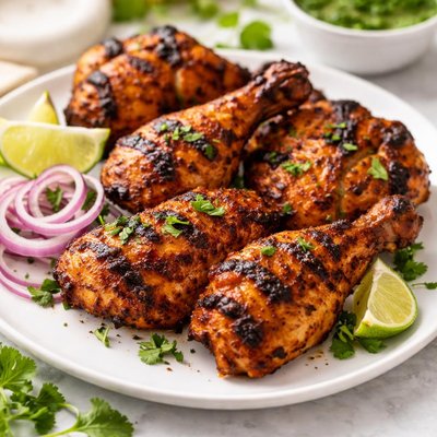 Grilled tandoori chicken