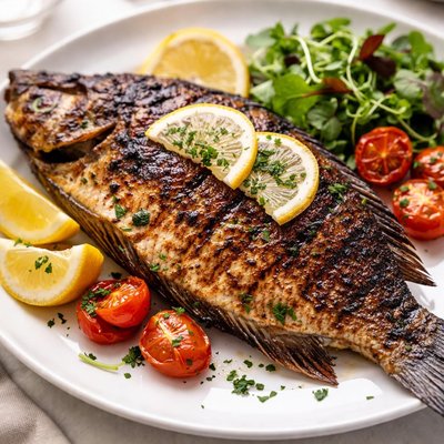 Grilled tilapia