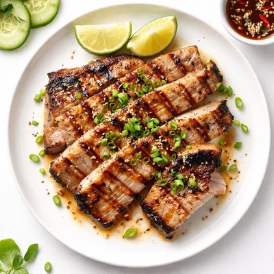 Grilled tuna belly