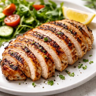 Grilled turkey breast