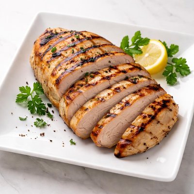 Grilled turkey breast yield after cooking