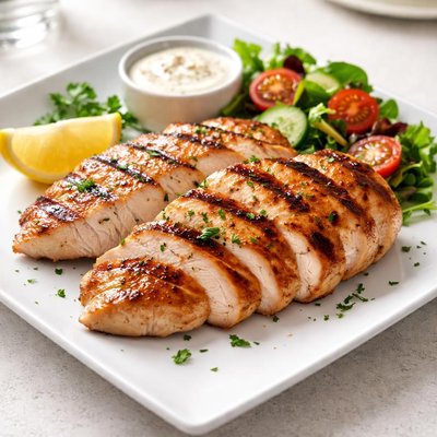 Grilled tutkey breast