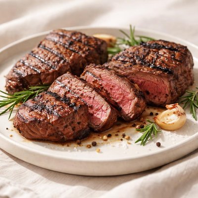 Grilled venison