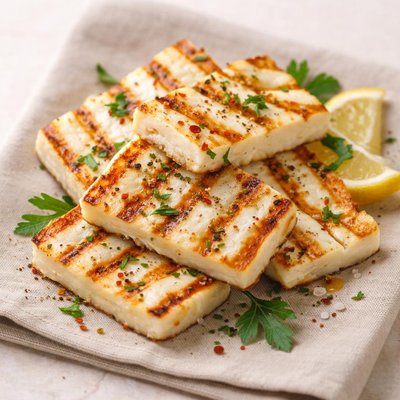 Grilled white cheesr