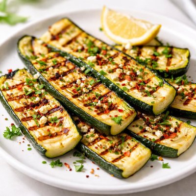 Grilled zucchini