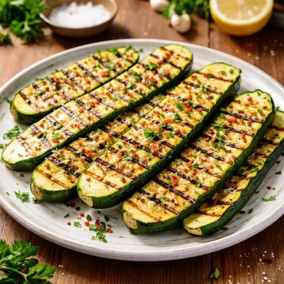 Grilled zucchinis