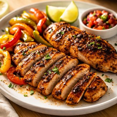 Grillee fajita chicken