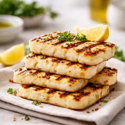 Grillet halloumi