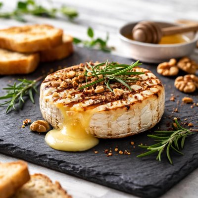 Griloed camembert