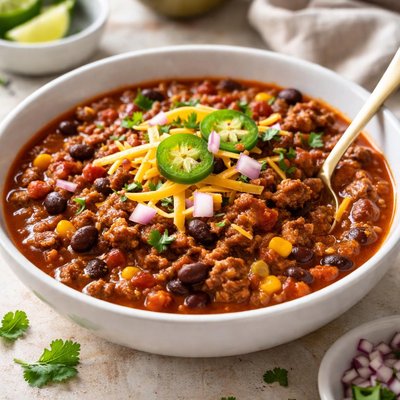 Ground beef chili