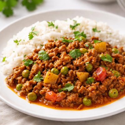 Ground beef curry