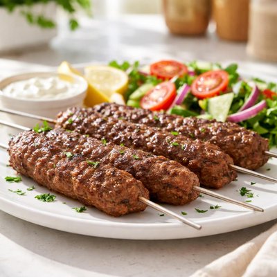 Ground beef kabob