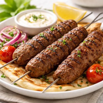 Ground beef kebab
