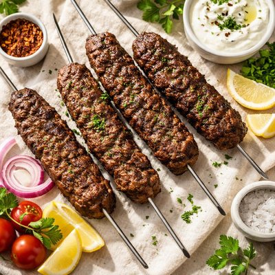 Ground beef kebabs
