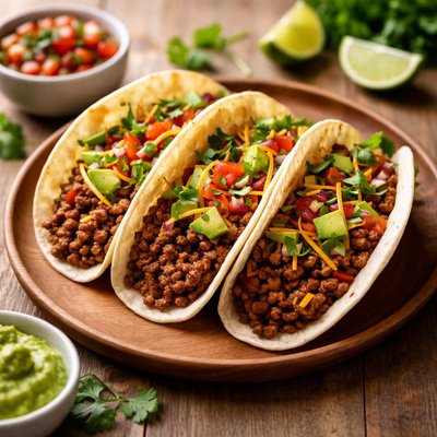 Ground beef soft taco