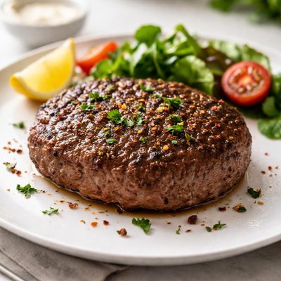 Ground beef steak