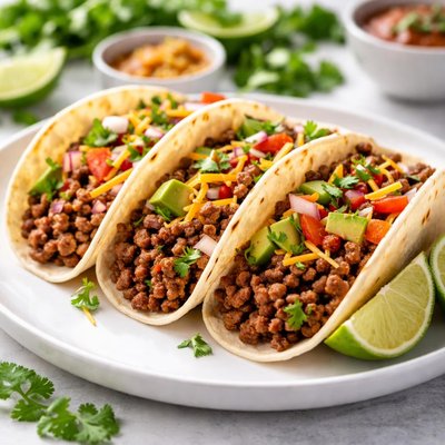 Ground beef tacos