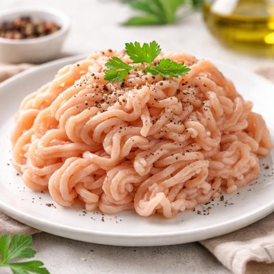Ground chicken meat