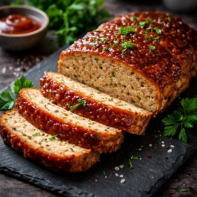 Ground chicken meatloaf