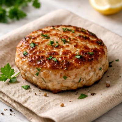 Ground chicken pattie
