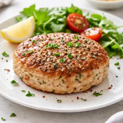 Ground chicken patty