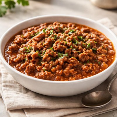 Ground meat in sauce