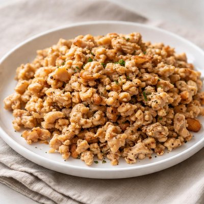 Ground rotisserie chicken