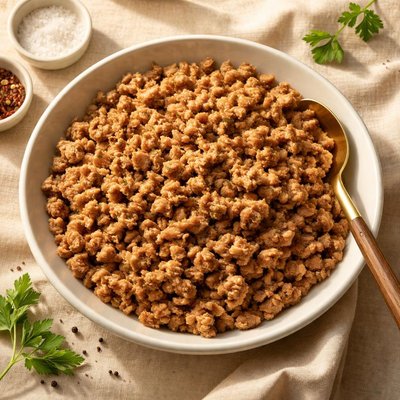 Ground turkey cooked