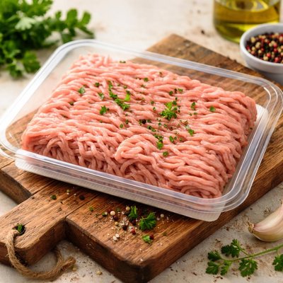 Ground turkey good and gather