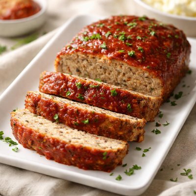 Ground turkey meatloaf