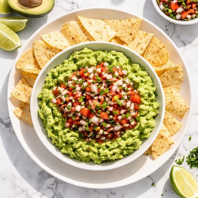Guacamole with pico de gallo