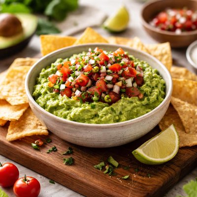 Guaco with pico de gallo